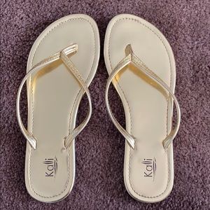 Gold sandals